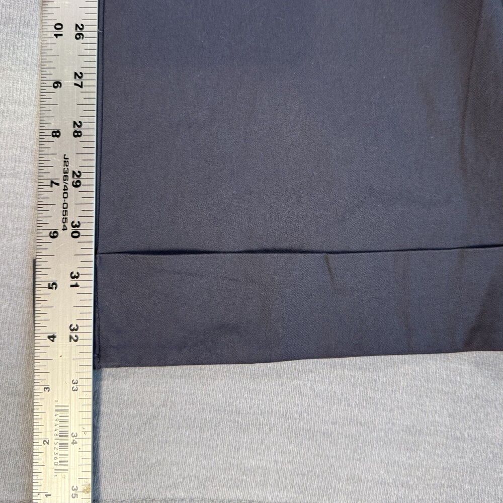 Boden Pants Womens 14L Blue Wide Leg Dress Trousers Cuffed Stretch NEW - Picture 8 of 10